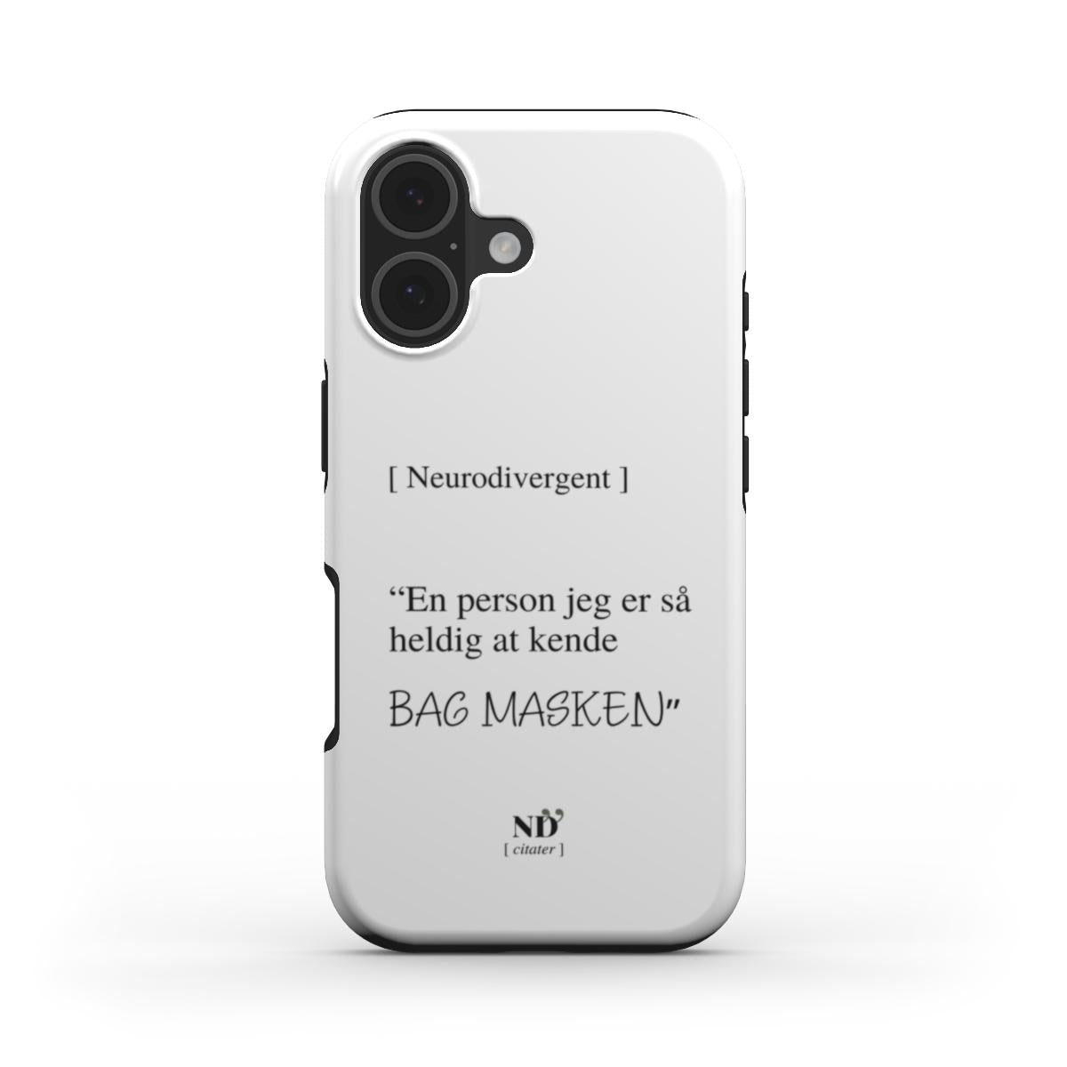 iPhone cover med citat |
