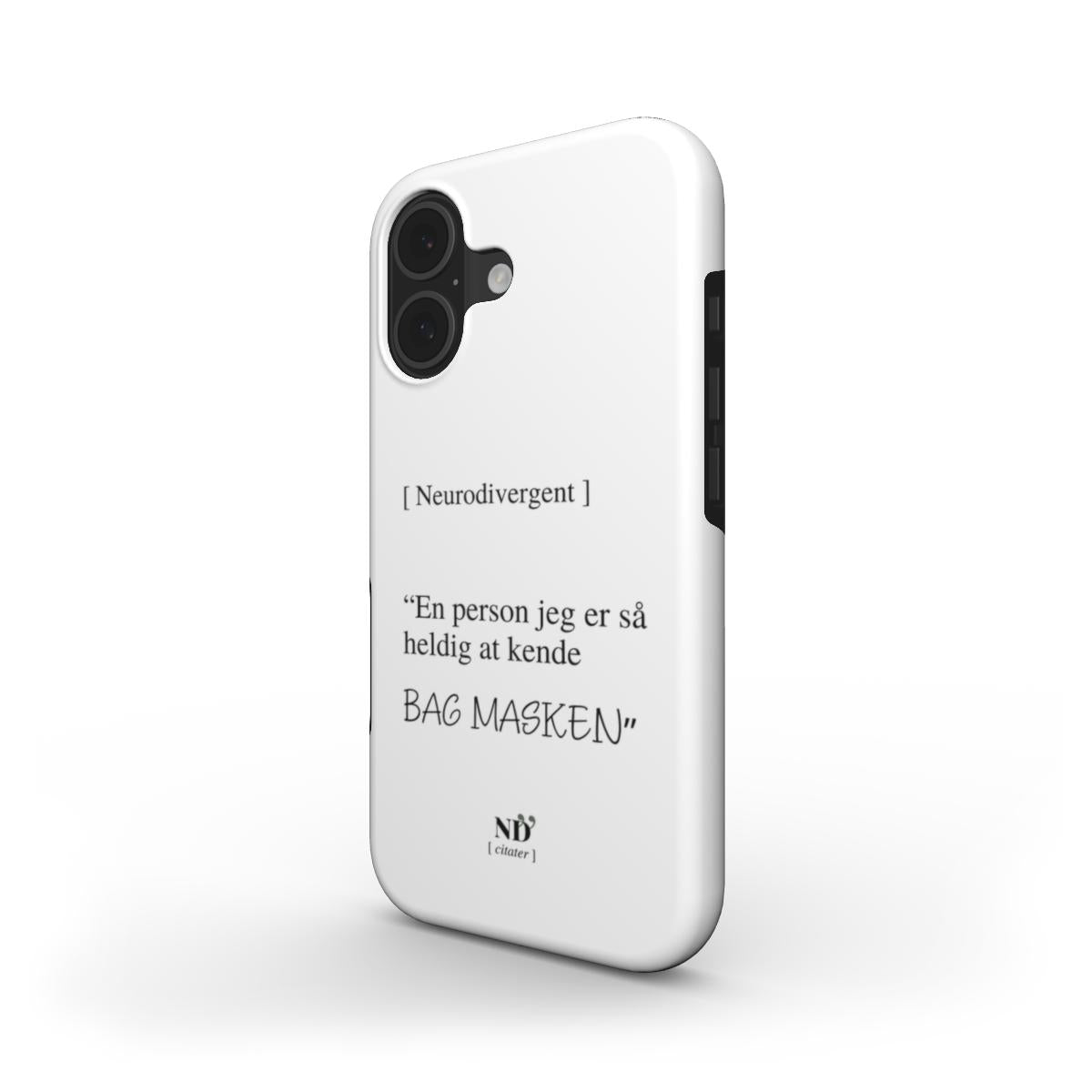 iPhone cover med citat |